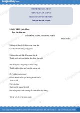 Đề thi học kì 1 Văn 10 Chân trời sáng tạo - Đề số 14
